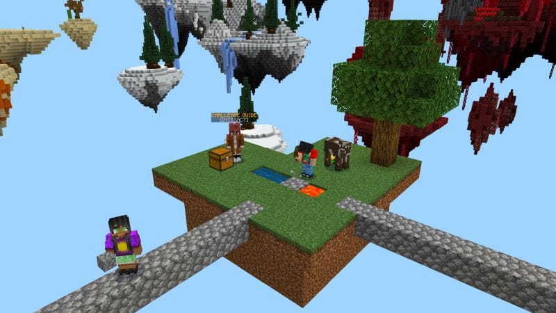 تصویر دی ال سی SkyBlock ماینکرافت بدراک