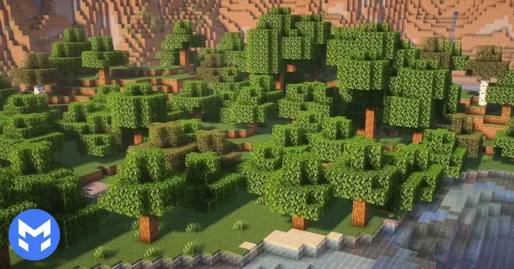 تصویر بایوم جنگل(Forest) ماینکرفت