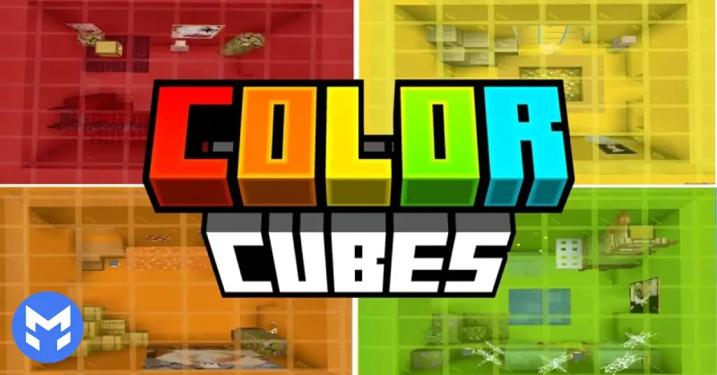 تصویر مپ Color Cubes ماینکرفت بدراک