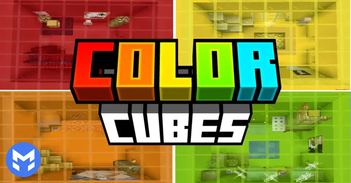 تصویر مپ Color Cubes ماینکرفت بدراک