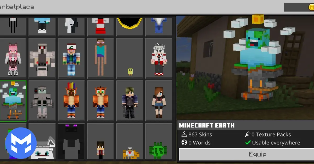 تصویر اسکین 5D ماینکرفت 1.21.120