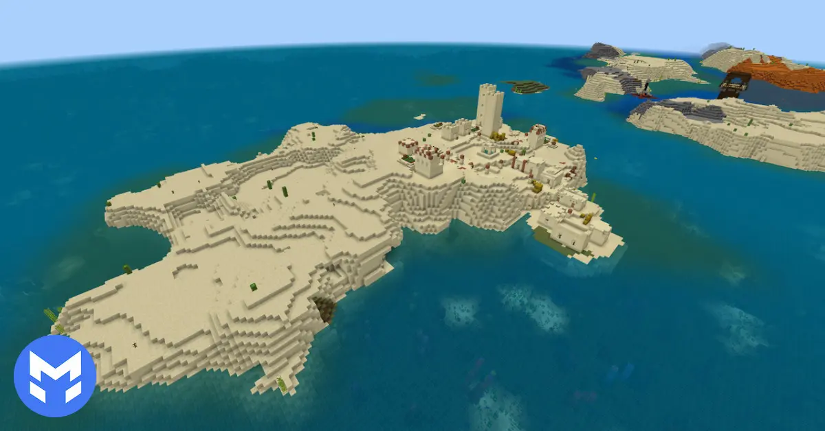 تصویر جزیره بقا شنی ماینکرفت