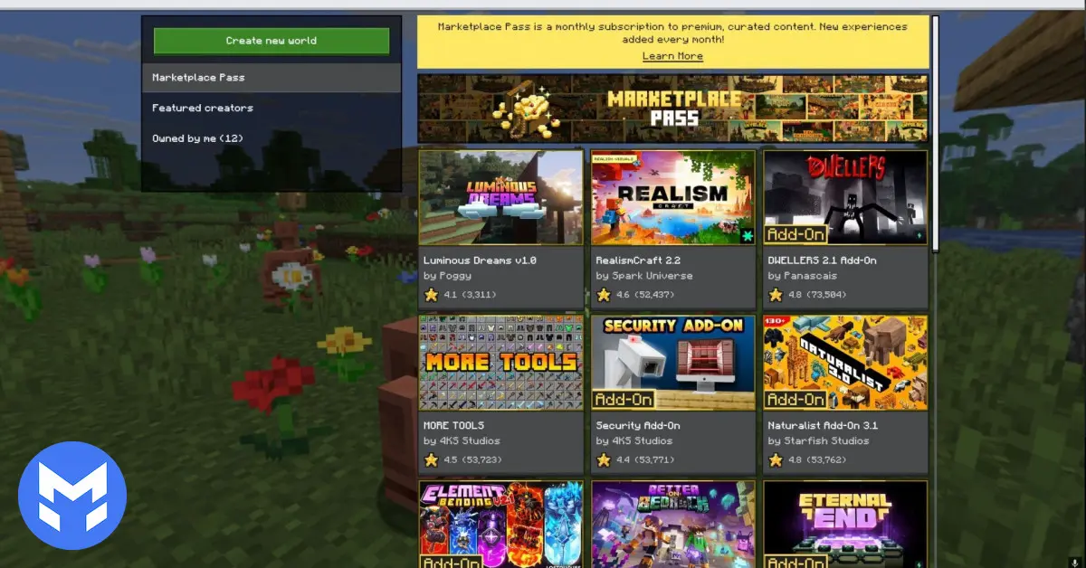 صفحه ساخت دنیای جدید به یک بیلبورد تبلیغاتی تبدیل شده است