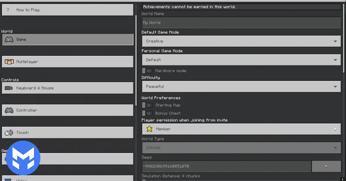 منوی تنظیمات: فاصله اضافی الکی!