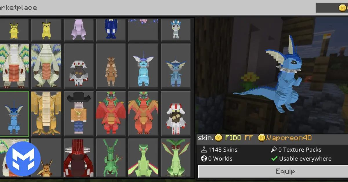 تصویر اسکین 5D ماینکرفت 1.21.114