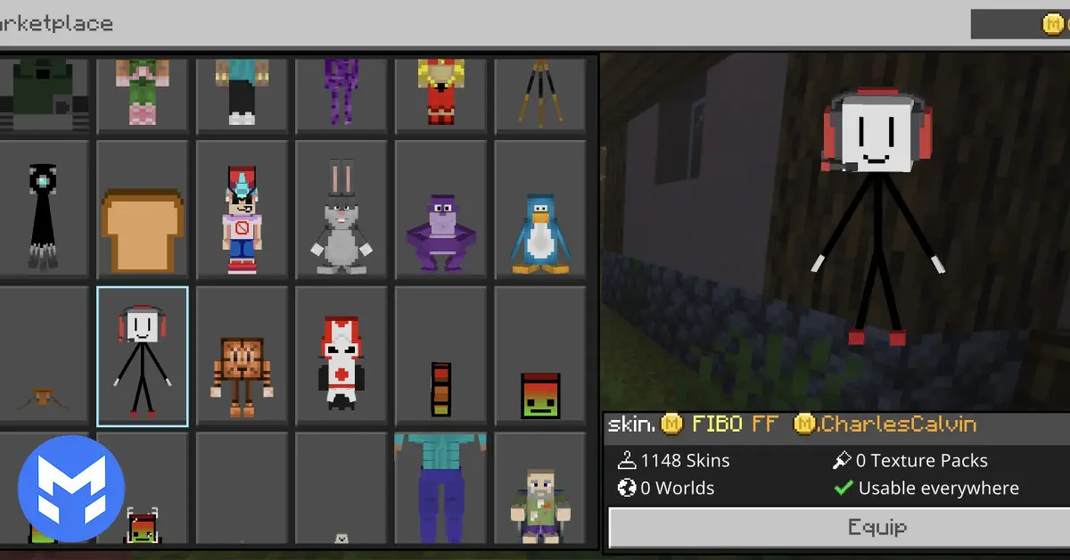 تصویر اسکین 5D ماینکرفت 1.21.114