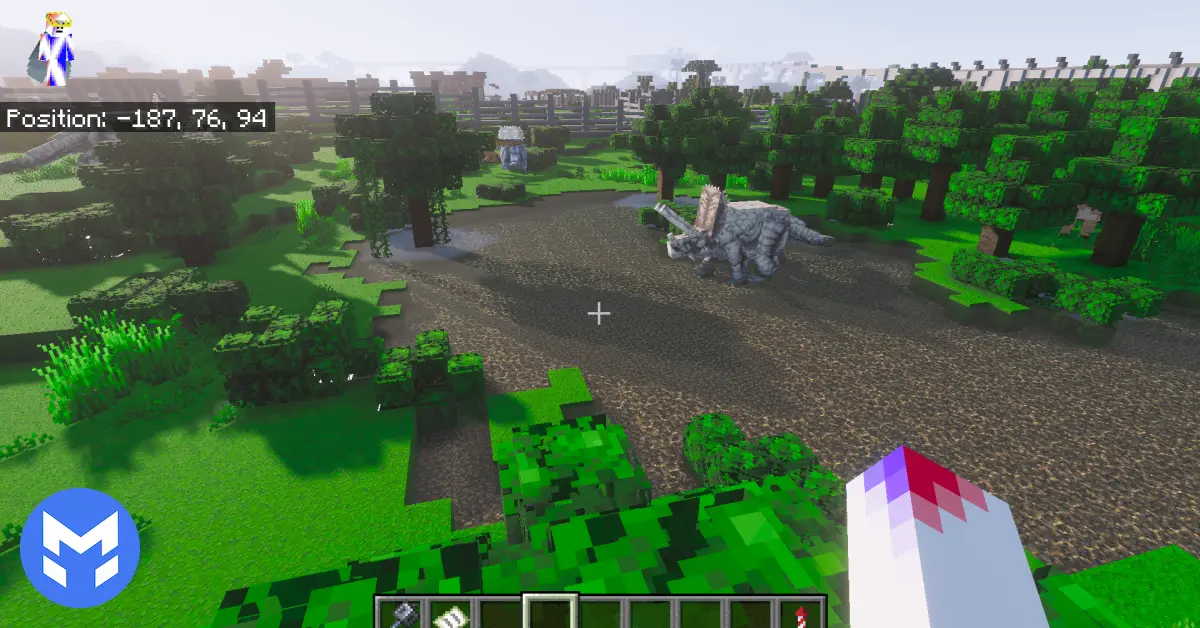 تصویر مپ پارک ژوراسیک ماینکرفت بدراک