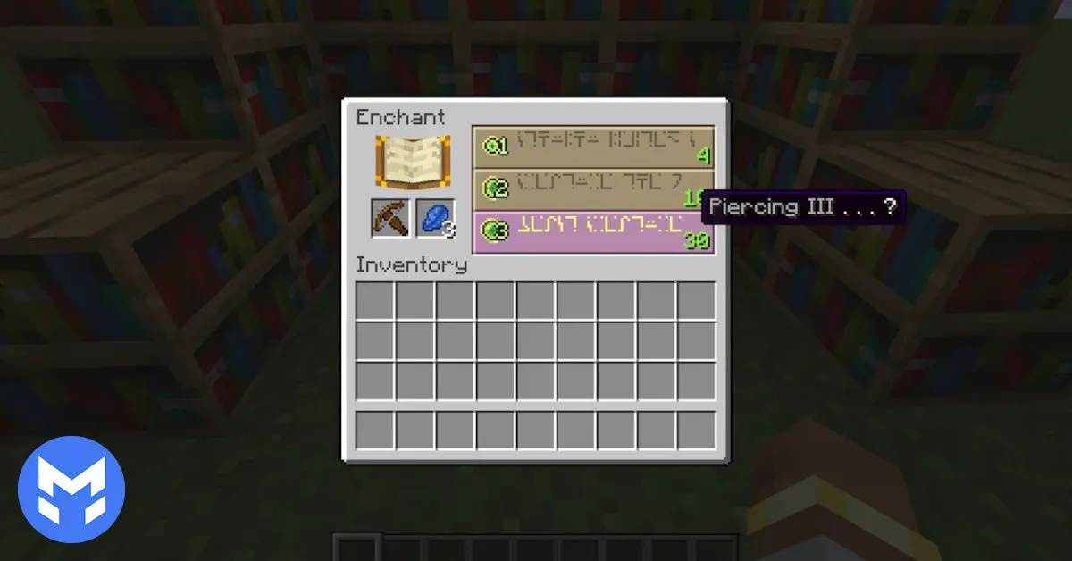 تصویر اینچنت برای کراسبو ماینکرفت