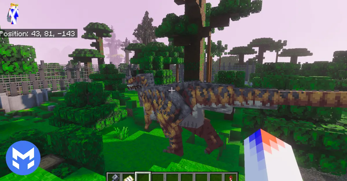 تصویر مپ پارک ژوراسیک ماینکرفت بدراک